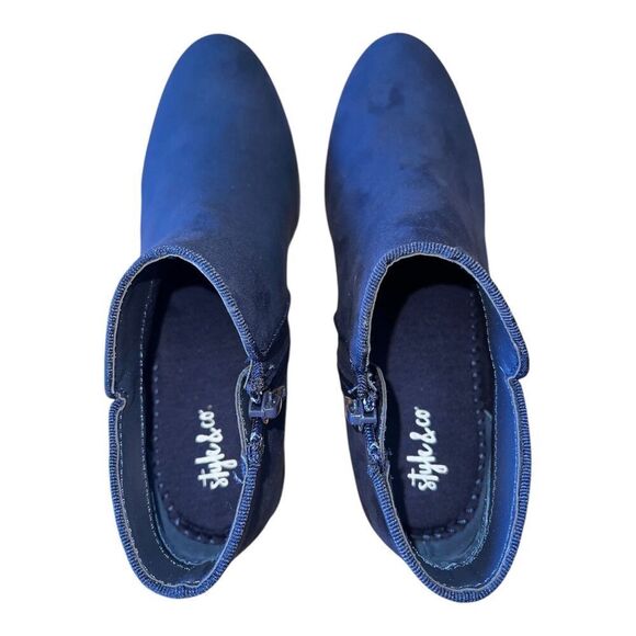 Style & Co -  Navy Blue Bootie - Wiley F1 - Women’s Size 5.5 - Picture 6 of 10